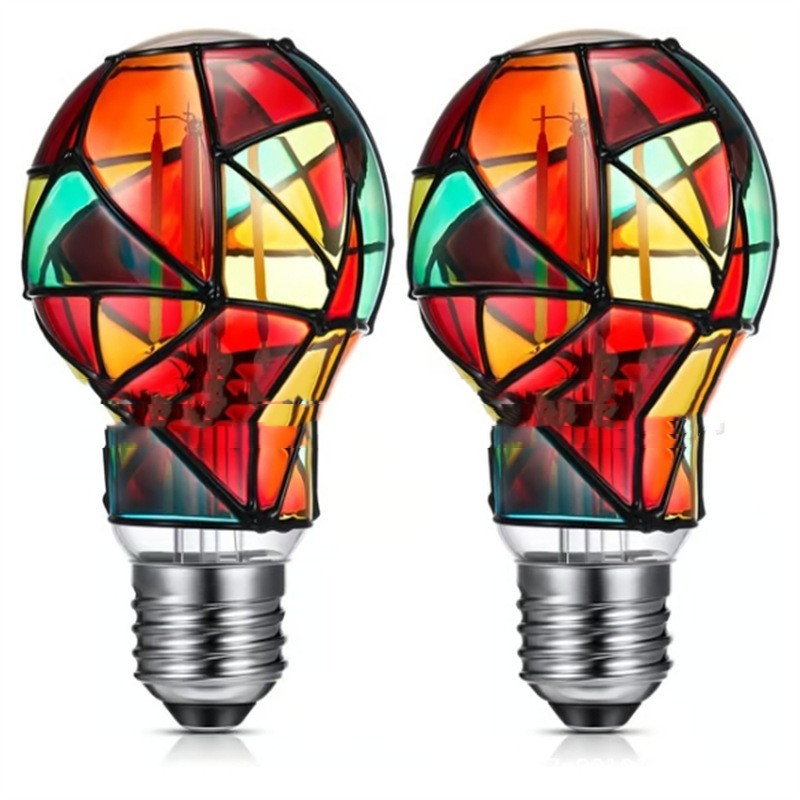 Colored Glass LED Bulb Energy Saving And Environmental Protection